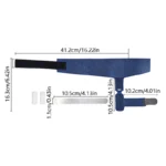 Orthèse hallux valgus pour fracture des orteils avec barre réglable en aluminium