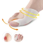 Orthèse hallux Valgus en Silicone, chevauchement des gros orteils