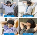 Masque de sommeil Bluetooth HD ultra doux avec musique - Ortho-feet