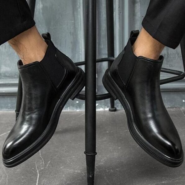 Des Chaussures Orthopédique Homme élégantes en cuir -Easton