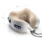 Masseur de cou électrique oreiller en forme de U multifonctionnel Portable - Ortho-feet