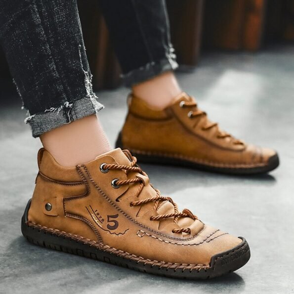 Chaussures Orthopédiques homme en cuir vintage
