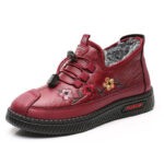 Chaussures orthopédiques femme en fourrure - Skully – Image 8