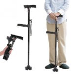 Canne de marche LED pliable avec fonction SOS - Ortho-feet