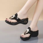 Tongs d'été pour femme - Strass antidérapants – Image 3