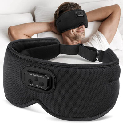 Masque de sommeil Bluetooth HD ultra doux avec musique - Ortho-feet
