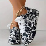 Chaussures Orthopédiques Femme avec Motif - Graffiti - Ortho-feet
