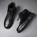 Chaussures Orthopédiques Hommes Montante Wlack - Ortho-feet