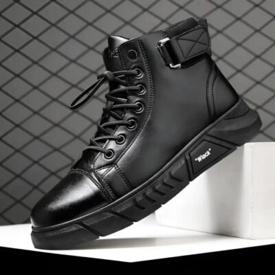 Chaussures Orthopédiques Hommes Montante Wlack - Ortho-feet